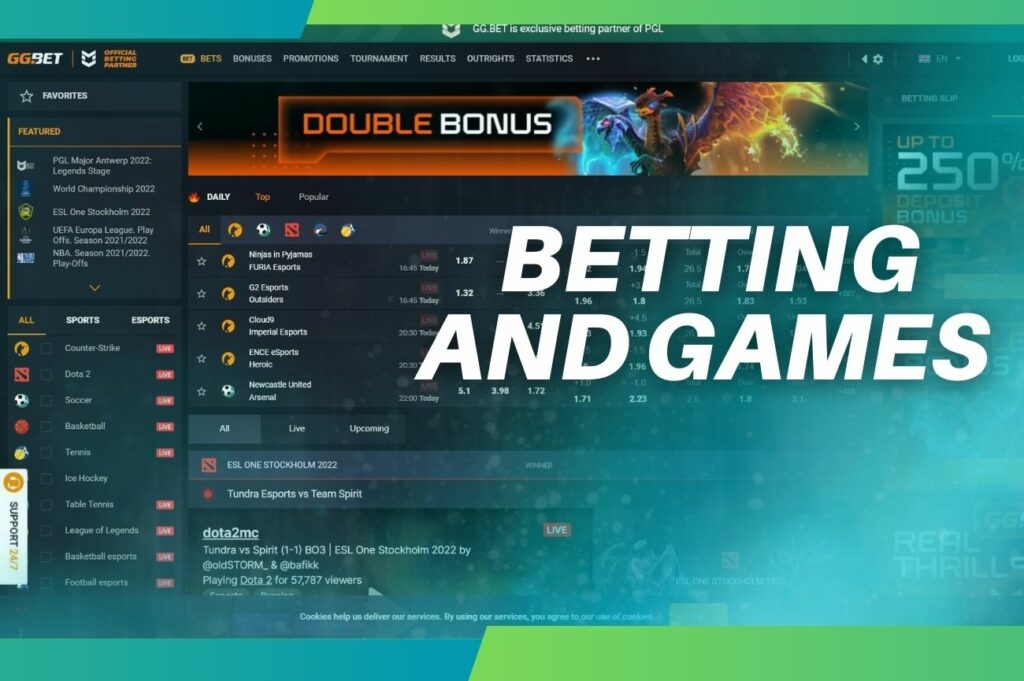 GGbet sportsBetting and casino Games info