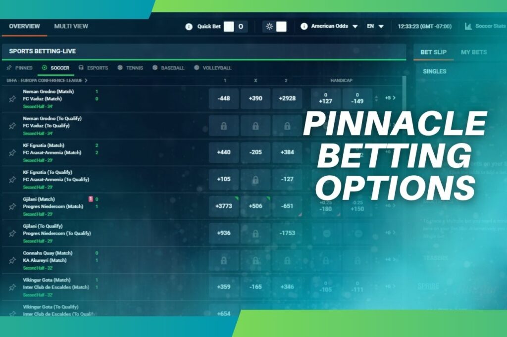 Pinnacle Sports and Betting Options review