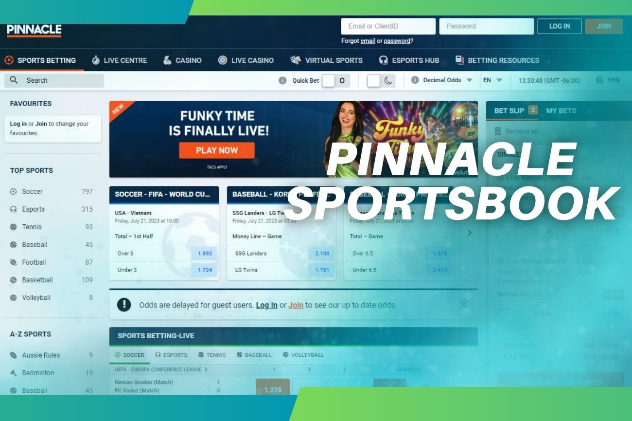 Pinnacle Sportsbook betting features overview